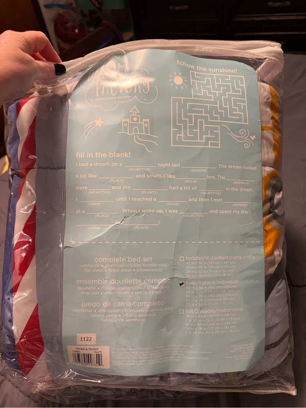 Twin Boys Vehicles Bedding From Dream Factory
